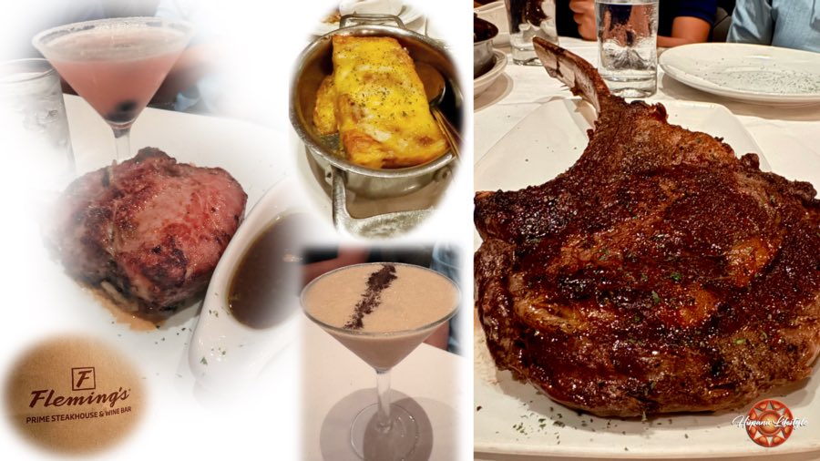 On The Menu |  A Tomahawk Steak at Fleming’s oh yea!