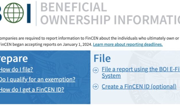Businesses Entities Must Register with FinCEN
